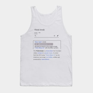 Think Break Tank Top